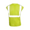 Magid Lime Yellow ANSI 107 Class 2 Polyester HighVisibility Vest, 4X5X SVM1-Y-4X5X